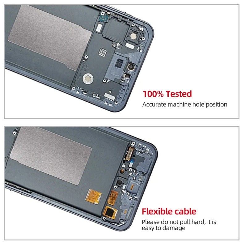 High Quality Replacement Inner Screen Compatible With SAM A56 FULL WITH FRAME OLED - Generic - Image 2